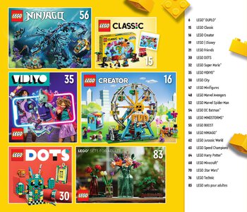 Catalogue LEGO Second Semestre Juin À Décembre 2021 page 3