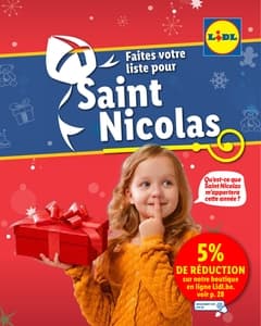 Folder Lidl Belgique Saint Nicolas 2021 page 1