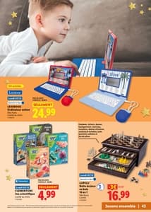 Catalogue jouets Lidl Noël 2026: jouets en bois, LEGO et petits prix page 43
