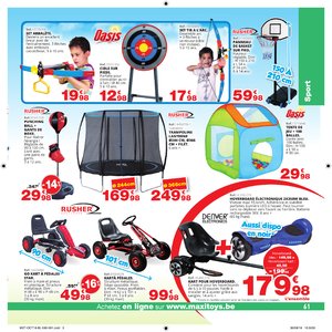 Catalogue Maxi Toys Belgique Noël 2018 page 61