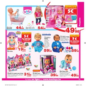 Catalogue Maxi Toys Belgique Noël 2018 page 77