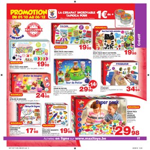 Catalogue Maxi Toys Belgique Noël 2018 page 97
