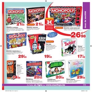 Catalogue Maxi Toys Belgique Noël 2018 page 111