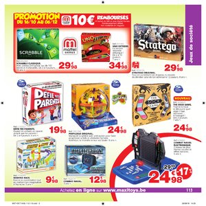Catalogue Maxi Toys Belgique Noël 2018 page 113