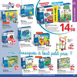Catalogue Maxi Toys Belgique Noël 2020 page 109