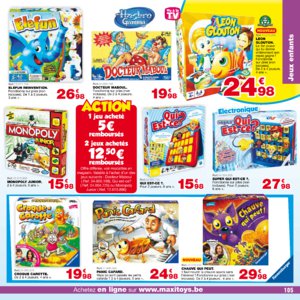 Catalogue Maxi Toys Belgique Noël 2016 page 105