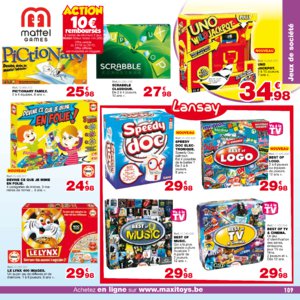 Catalogue Maxi Toys Belgique Noël 2016 page 109