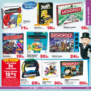 Catalogue Maxi Toys Belgique Noël 2016 page 111