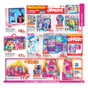 Catalogue Maxi Toys Belgique Noël 2017 page 75