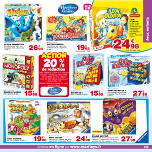 Catalogue Maxi Toys France Noël 2016 page 105