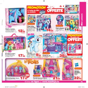 Catalogue Maxi Toys Luxembourg Noël 2017 page 75