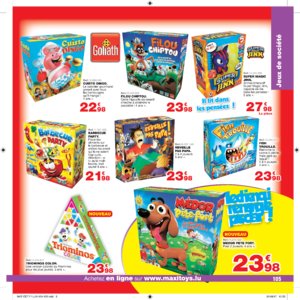 Catalogue Maxi Toys Luxembourg Noël 2017 page 105