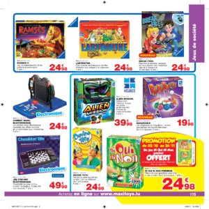 Catalogue Maxi Toys Luxembourg Noël 2017 page 115