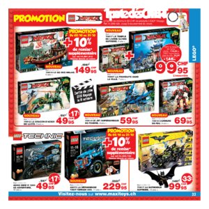 Catalogue Maxi Toys Suisse Noël 2017 page 33