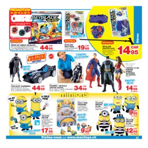 Catalogue Maxi Toys Suisse Noël 2017 page 43
