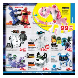 Catalogue Maxi Toys Suisse Noël 2017 page 57