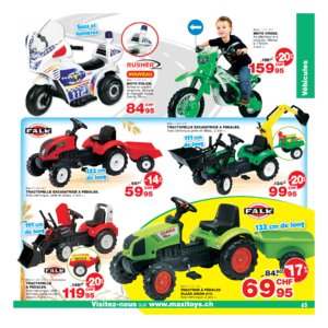 Catalogue Maxi Toys Suisse Noël 2017 page 65