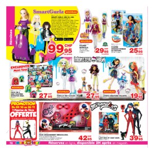 Catalogue Maxi Toys Suisse Noël 2017 page 70