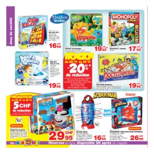 Catalogue Maxi Toys Suisse Noël 2017 page 104