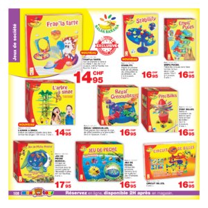 Catalogue Maxi Toys Suisse Noël 2017 page 108