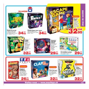 Catalogue Maxi Toys Suisse Noël 2017 page 113
