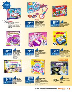 Catalogue Migros Noël 2018 page 49