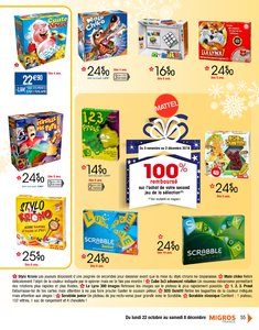 Catalogue Migros Noël 2018 page 55