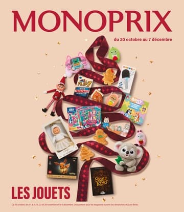 Catalogue jouets Monoprix Noël 2026: la magie de Noël commence