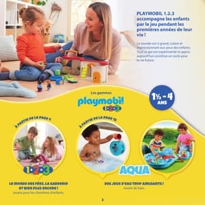 Catalogue Playmobil 1.2.3 France Août Décembre 2022 page 2