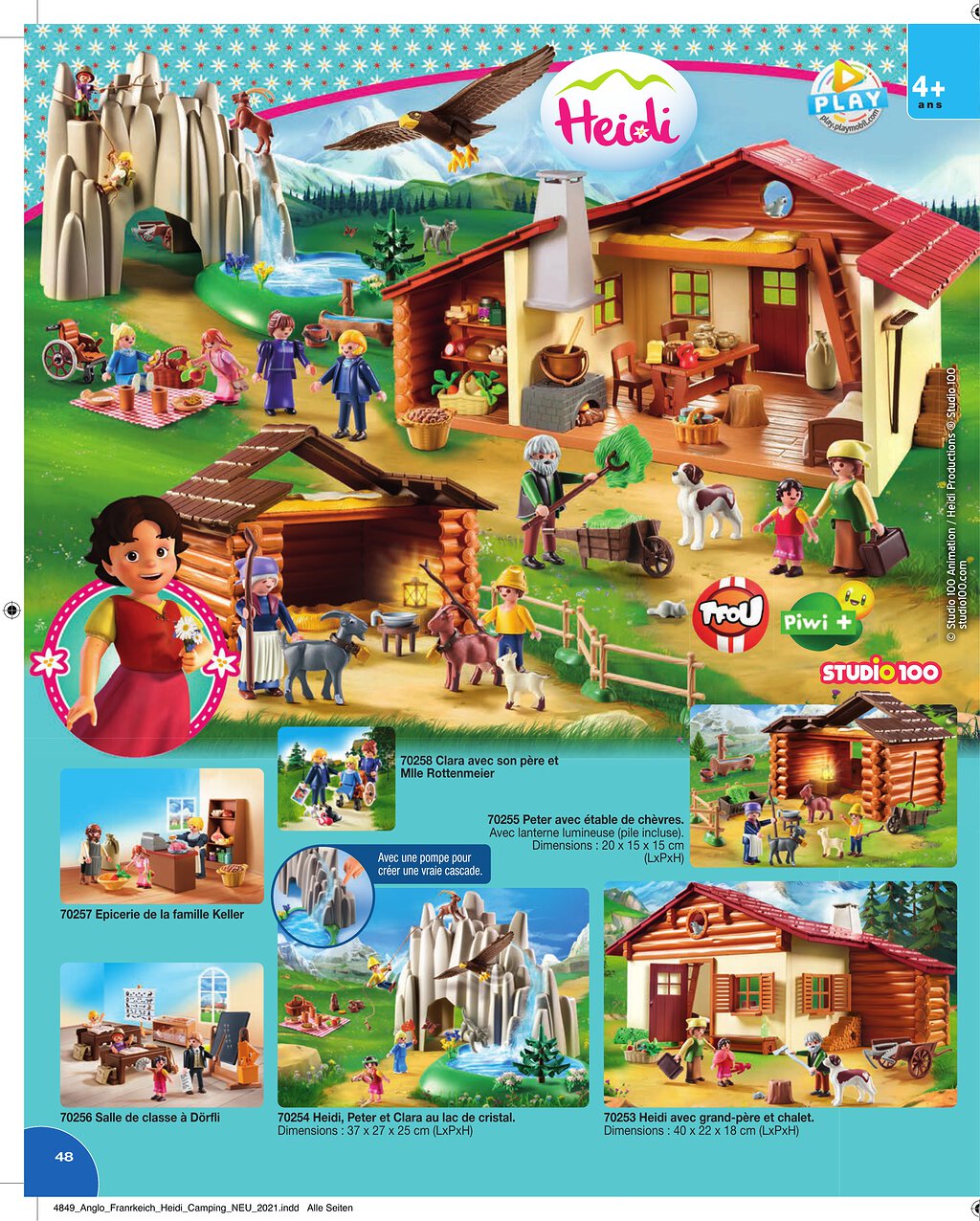PLAYMOBIL HEIDI 70257 - Épicerie de la famille Keller Playmobil