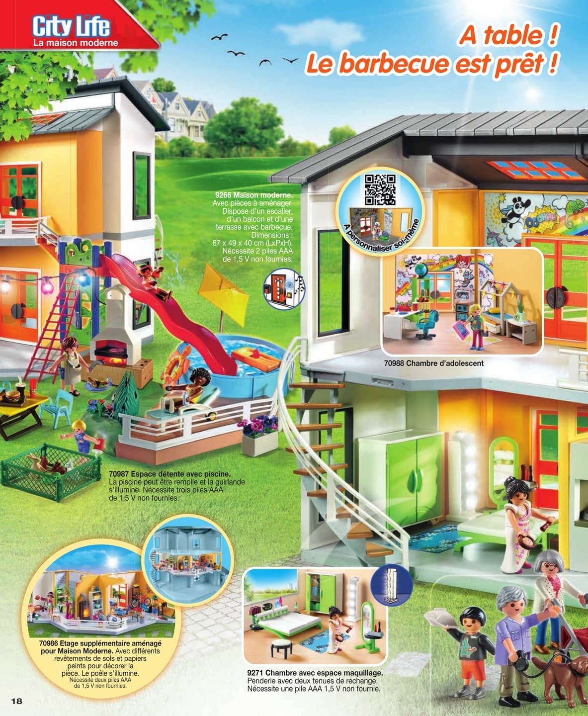 Playmobil - City Life 70986 Étage Supplémentaire Aménagé pour Maison  Moderne