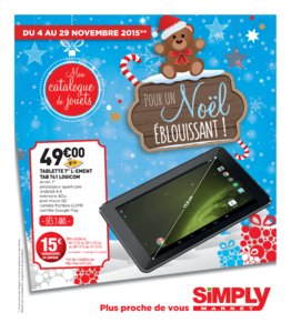 Catalogue Simply Market Noël 2015 page 1