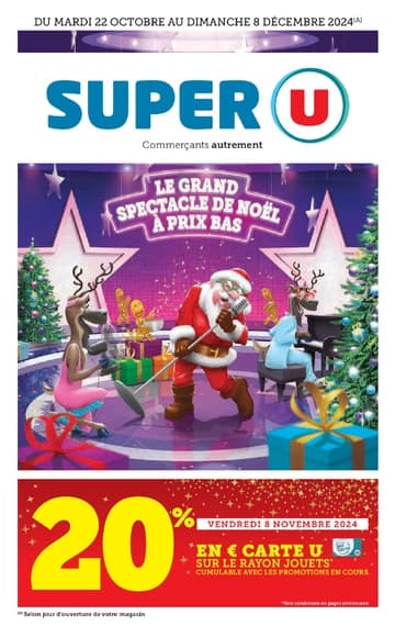 Catalogue Super U France Noël 2024