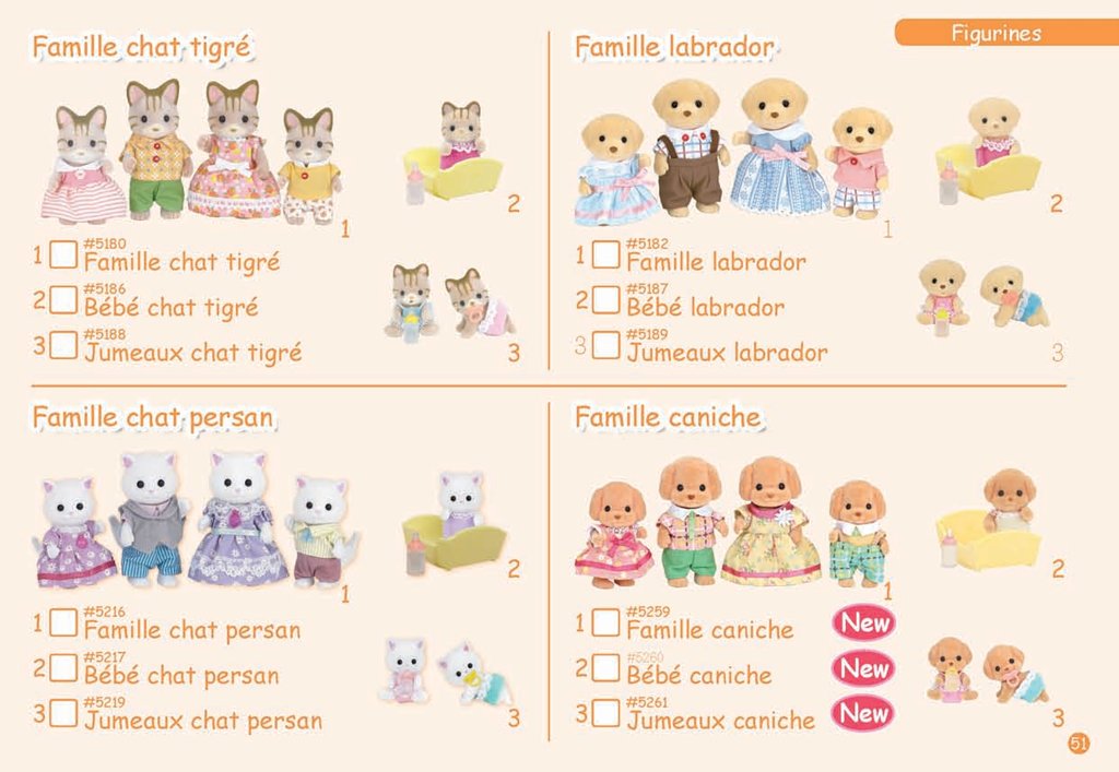 Sylvanian Families - bebe chat tigre sylvanian - 5186 - Mini