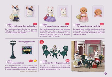 Catalogue Sylvanian Families 2018 page 19