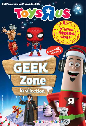 Catalogue Toys'R'Us Geek Zone La Sélection 2018