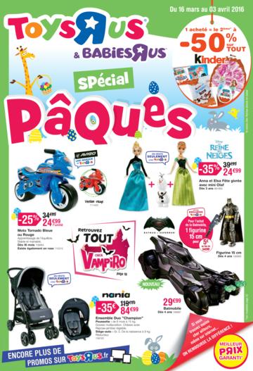 Catalogue Toys'R'Us Spécial Pâques 2016