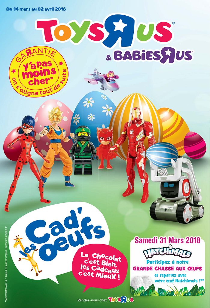 Catalogue Toys R Us Spécial Pâques 2018